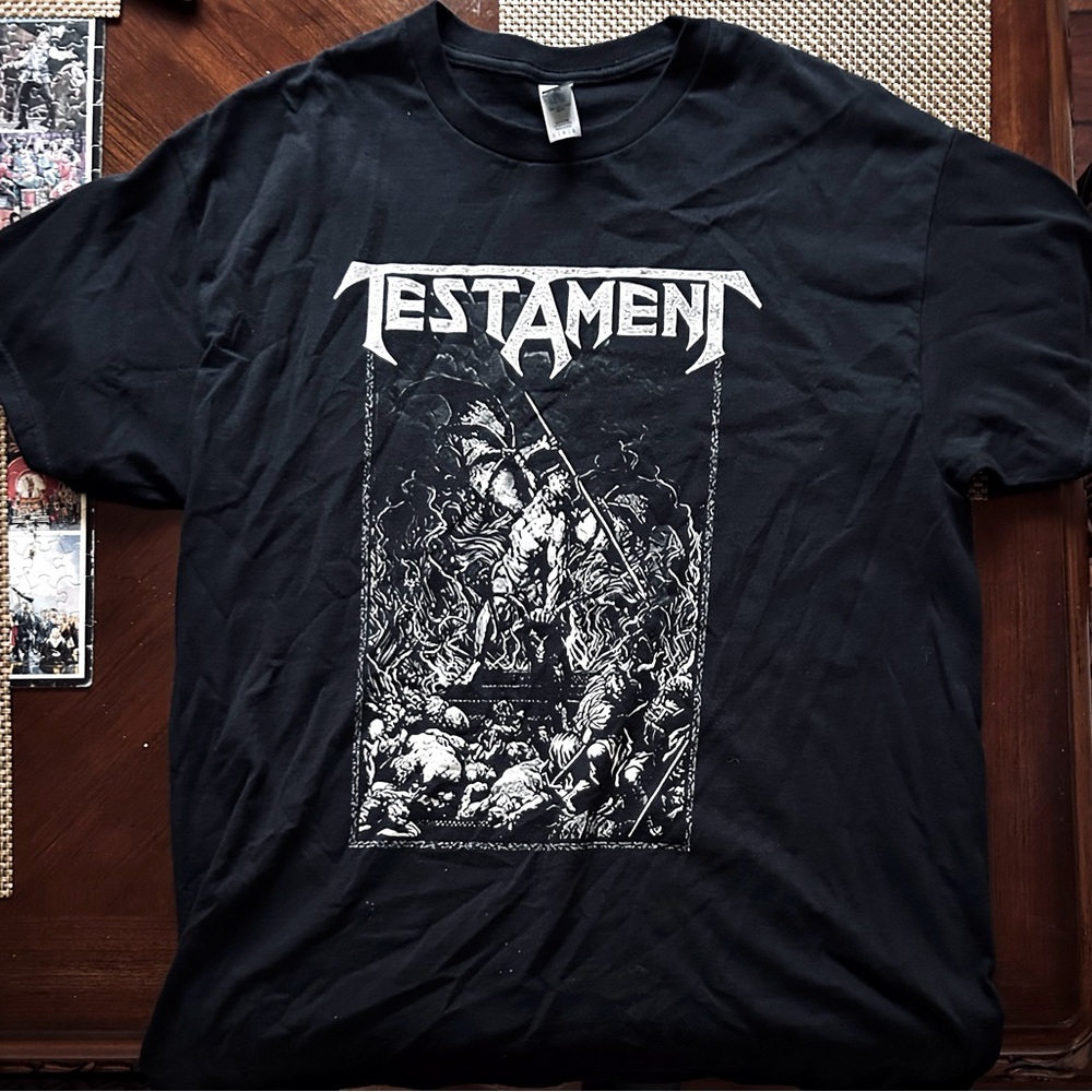 🧨Testament Unisex 80s band T- Shirt ((SEND ANY OFFER OVER $17‼️)) 🧨